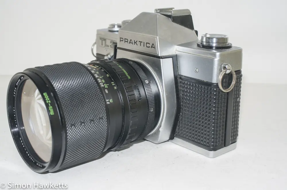 Praktica TL3 35mm camera - side view