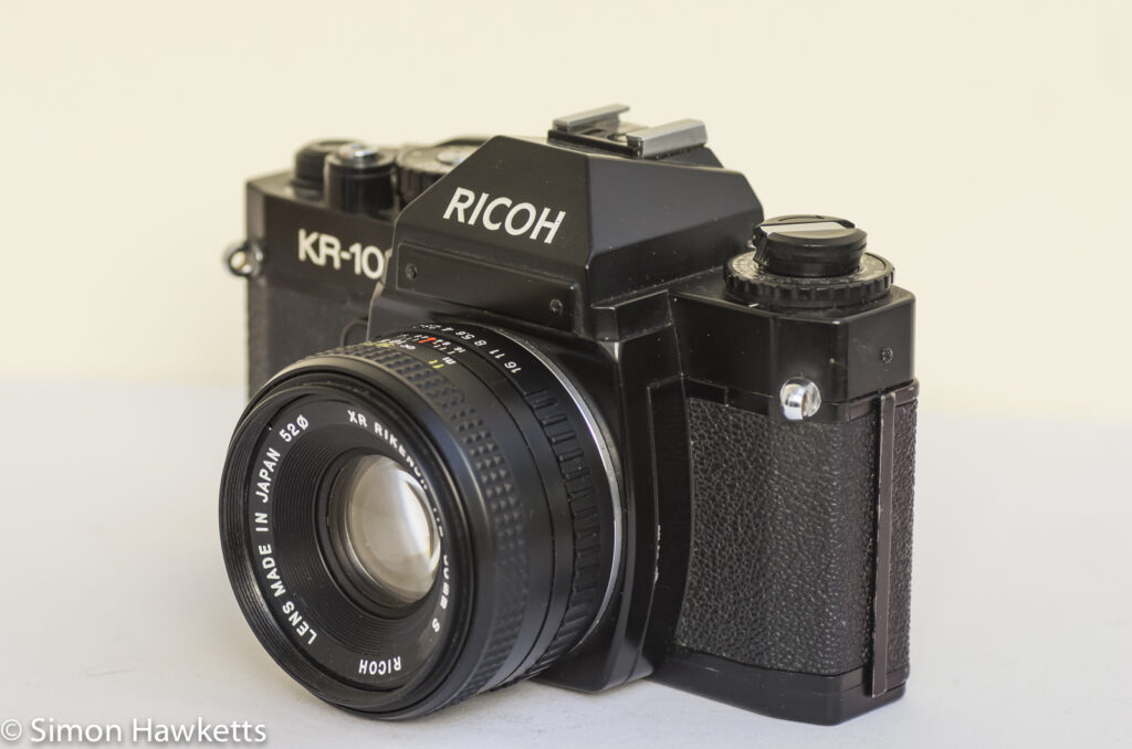 Ricoh KR-10 35mm SLR side view
