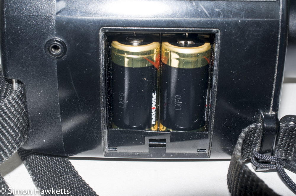 Ricoh Mirai 105 35mm slr camera - battery compartment