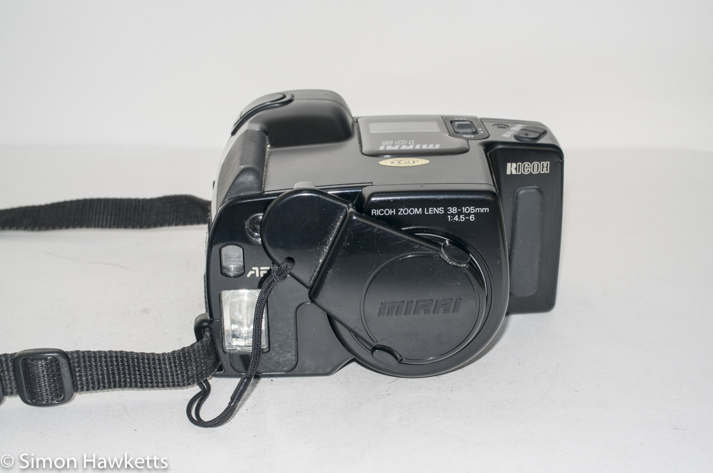 Ricoh Mirai 105 35mm slr camera - Camera with lens cap fitted
