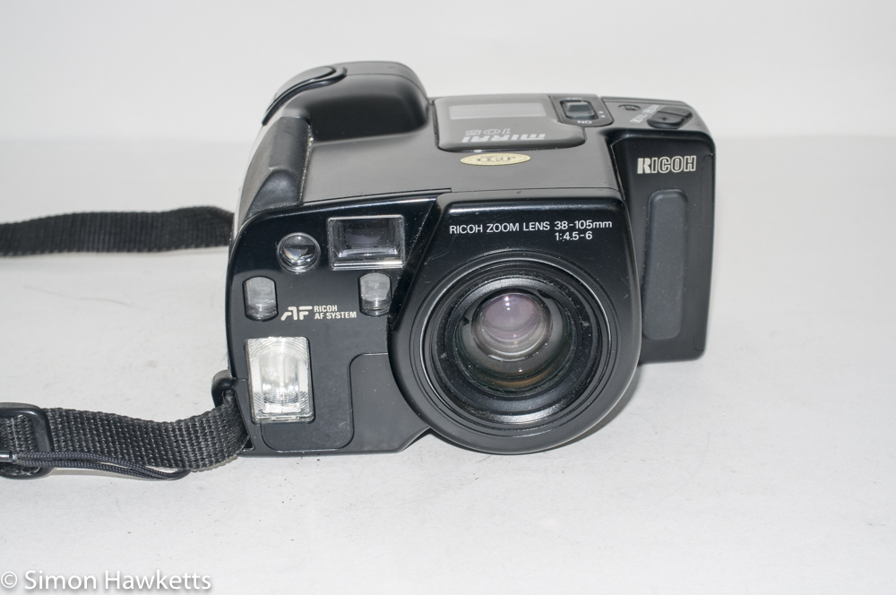 Ricoh Mirai 105 35mm slr camera - Camera with lens cap removed
