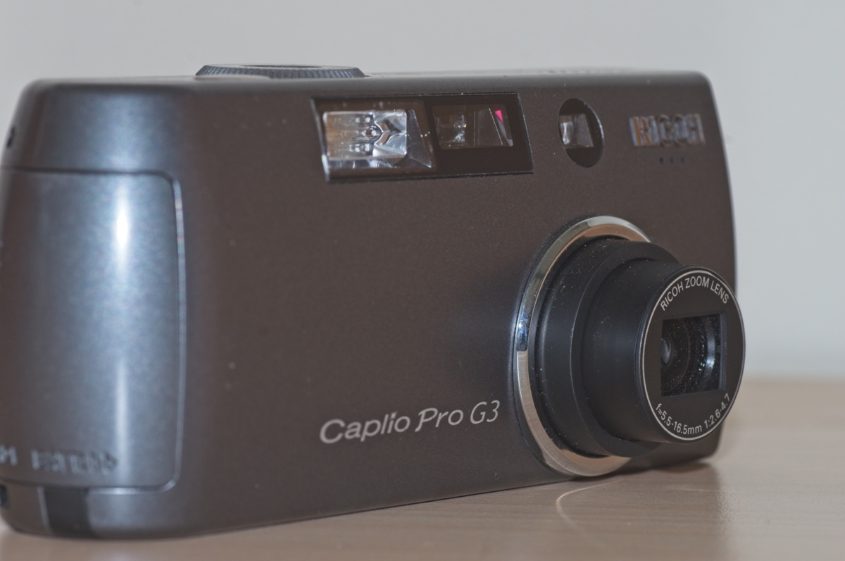 The Ricoh Caplio Pro G3 compact digital camera