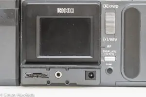 Ricoh RDC-4200 data connection on back panel