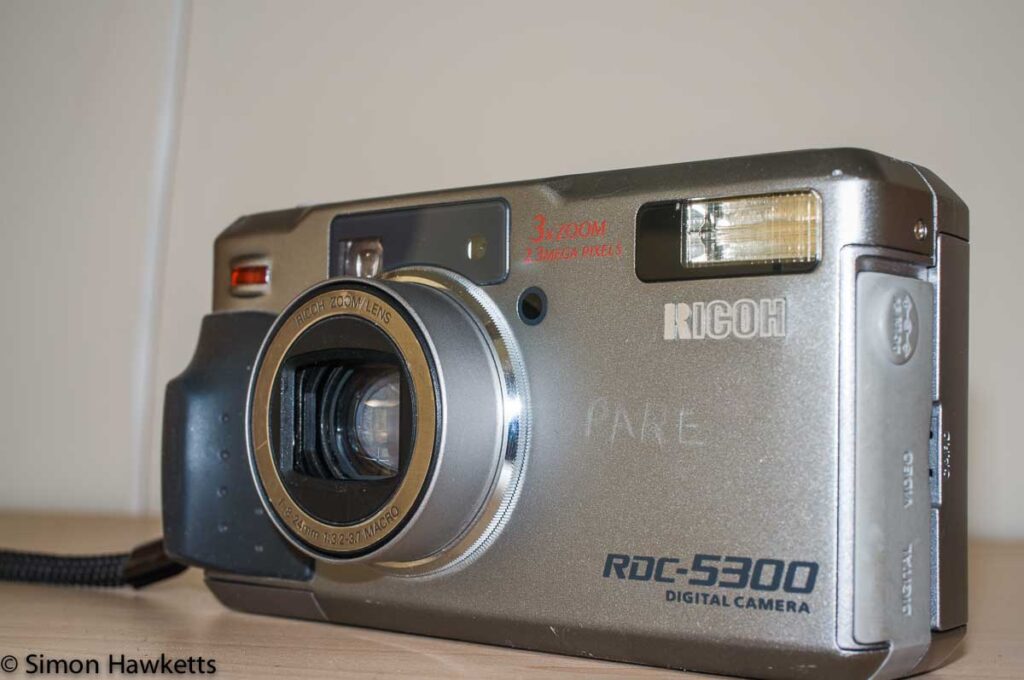 ricoh rdc 5300 digital compact spare written on front 1