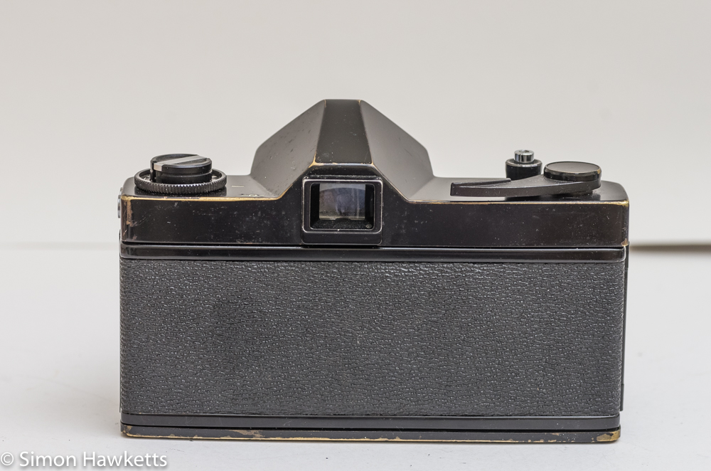 Ricoh Singlex TLS 35mm single lens reflex camera rear view