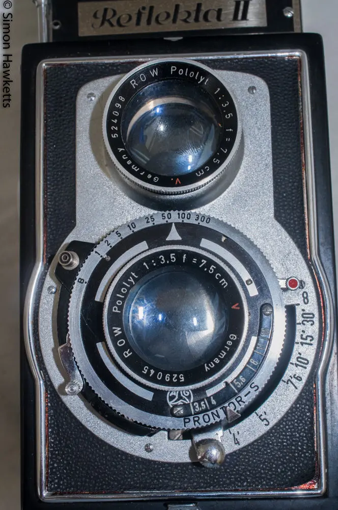 A Picture of the front of the Reflekta II TLR vintage camera