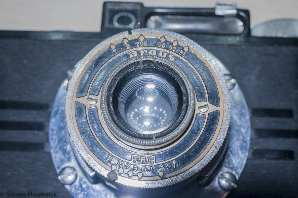 Servicing the Argus A2F - Shutter before strip down
