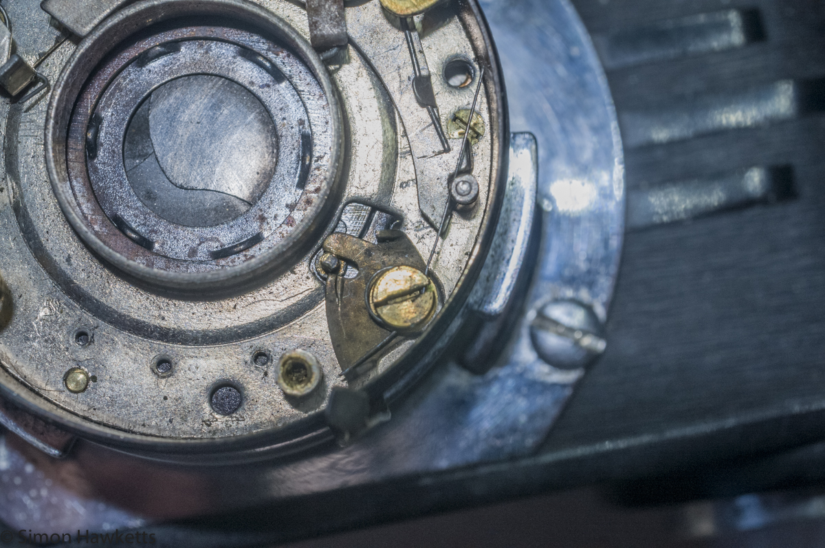 Servicing the Argus A2F - Shutter blade actuator detail