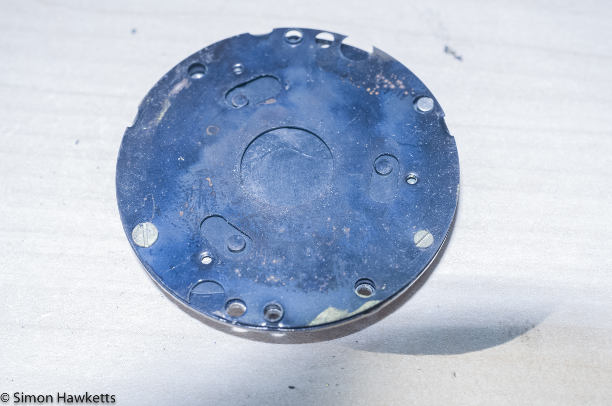 Servicing the Argus A2F - Shutter blade assembly