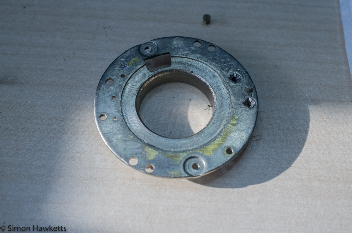 Servicing the Argus A2F - Shutter chassis assembly