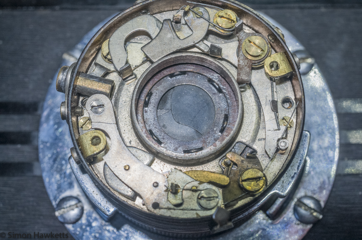 Servicing the Argus A2F - Shutter cover removed