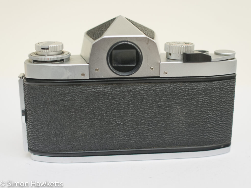 soligor tm 35mm slr camera showing back view