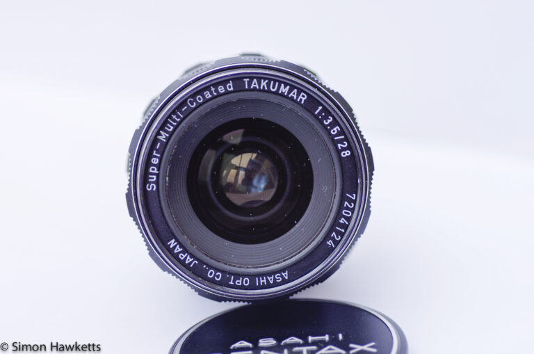 takumar 28mm f/3.5 M42 front view