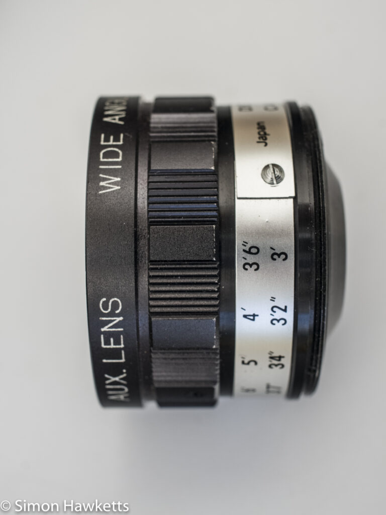 Taron Unique 35mm rangefinder camera wide angle add on lens