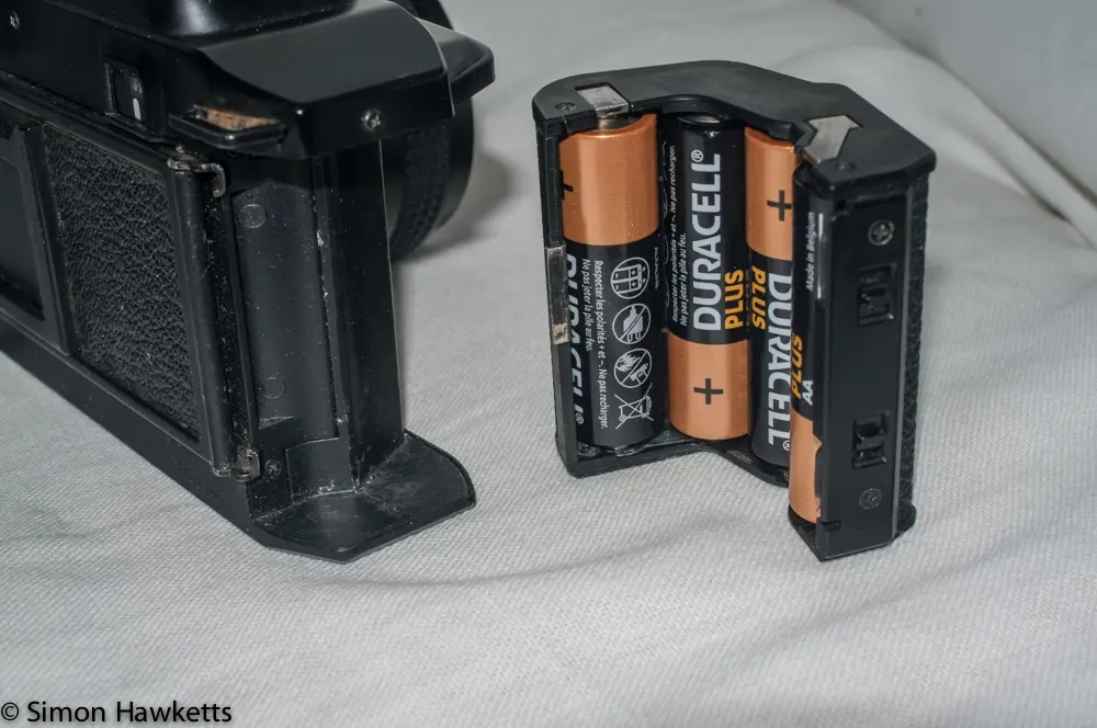 the battery compartment