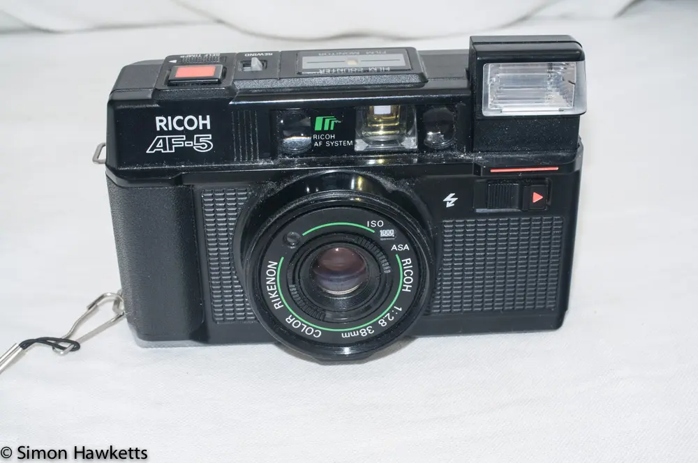 the richo af 5 with flash up