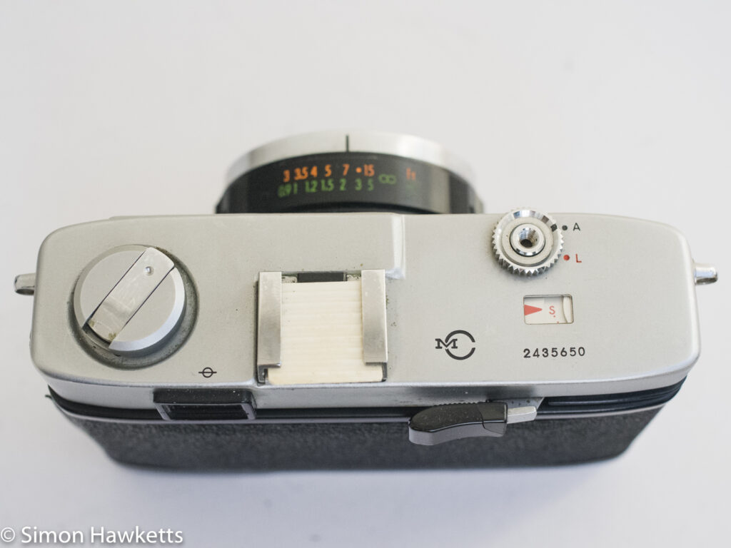Top view of the Miranda Sensoret camera