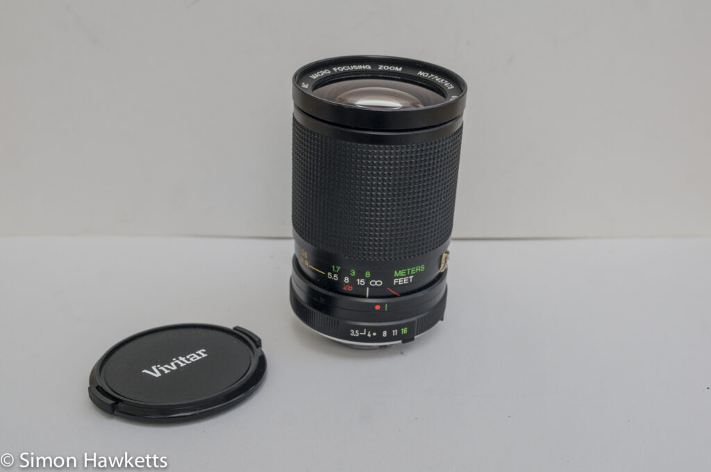 vivitar 28 85mm f 3 5 4 5 mc macro focusing zoom with lens cap