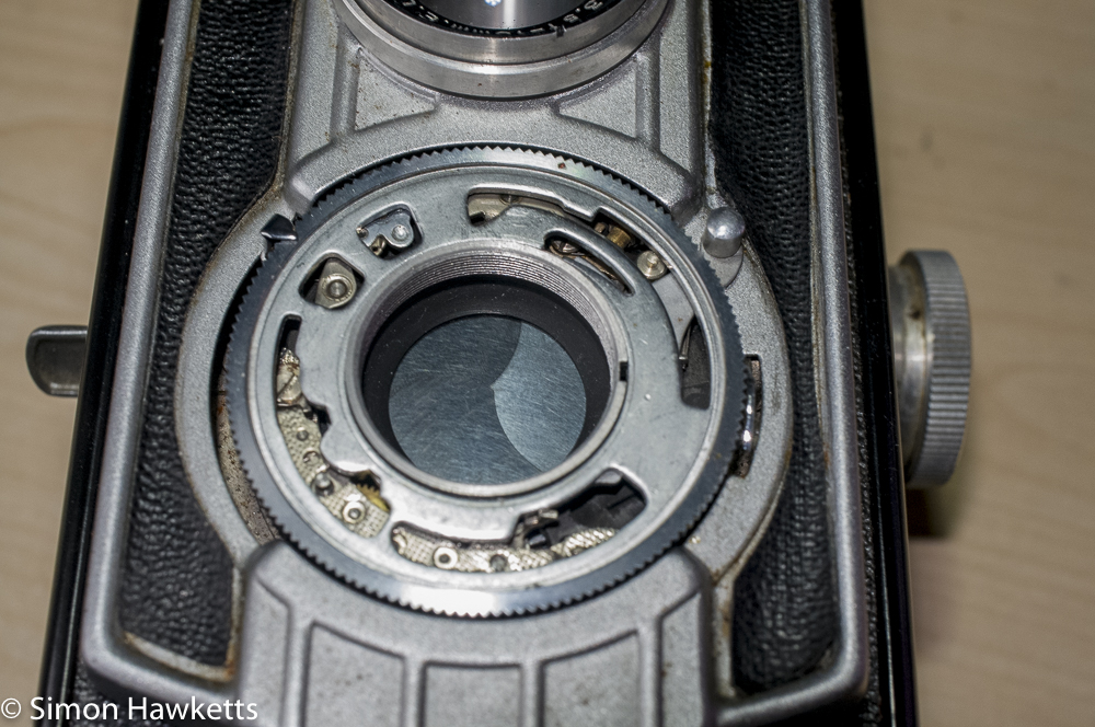 weltaflex twin lens reflex camera speed setting plate