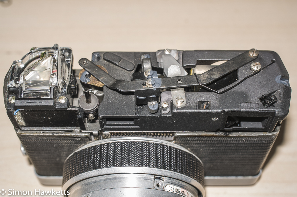 werra mat strip down and refurbishment camera top removed