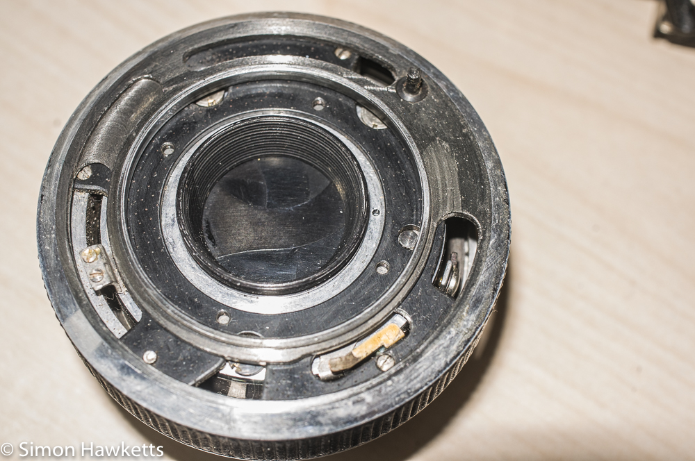 werra mat strip down and refurbishment shutter lens unit as removed from camera