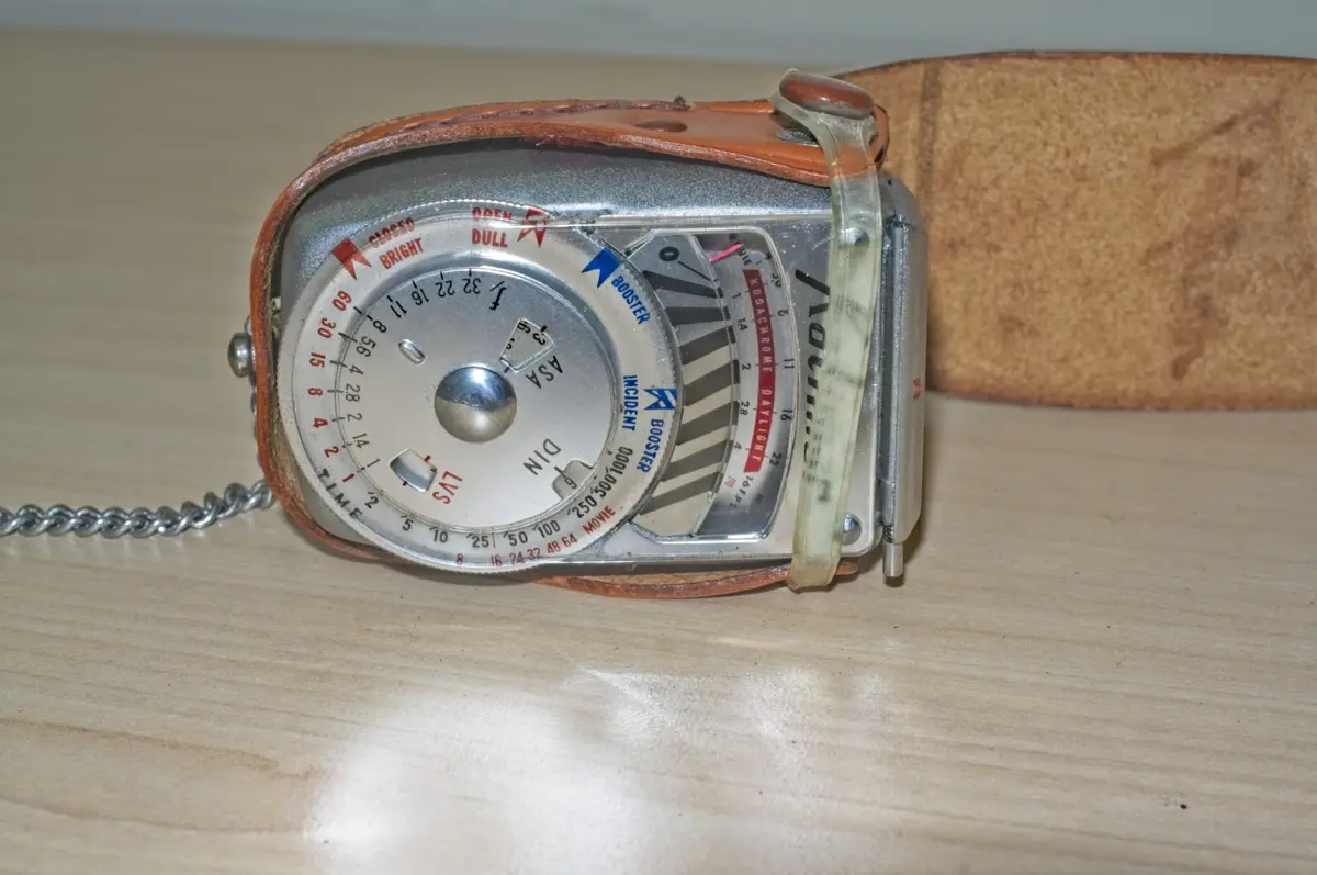 Kalimar Exposure meter - With leather case
