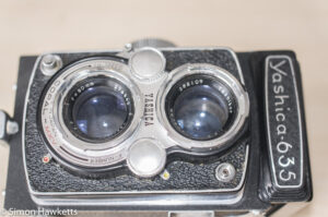 yashica 635 shutter removal 1