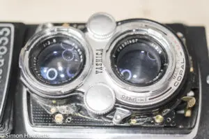 yashica 635 shutter removal 5
