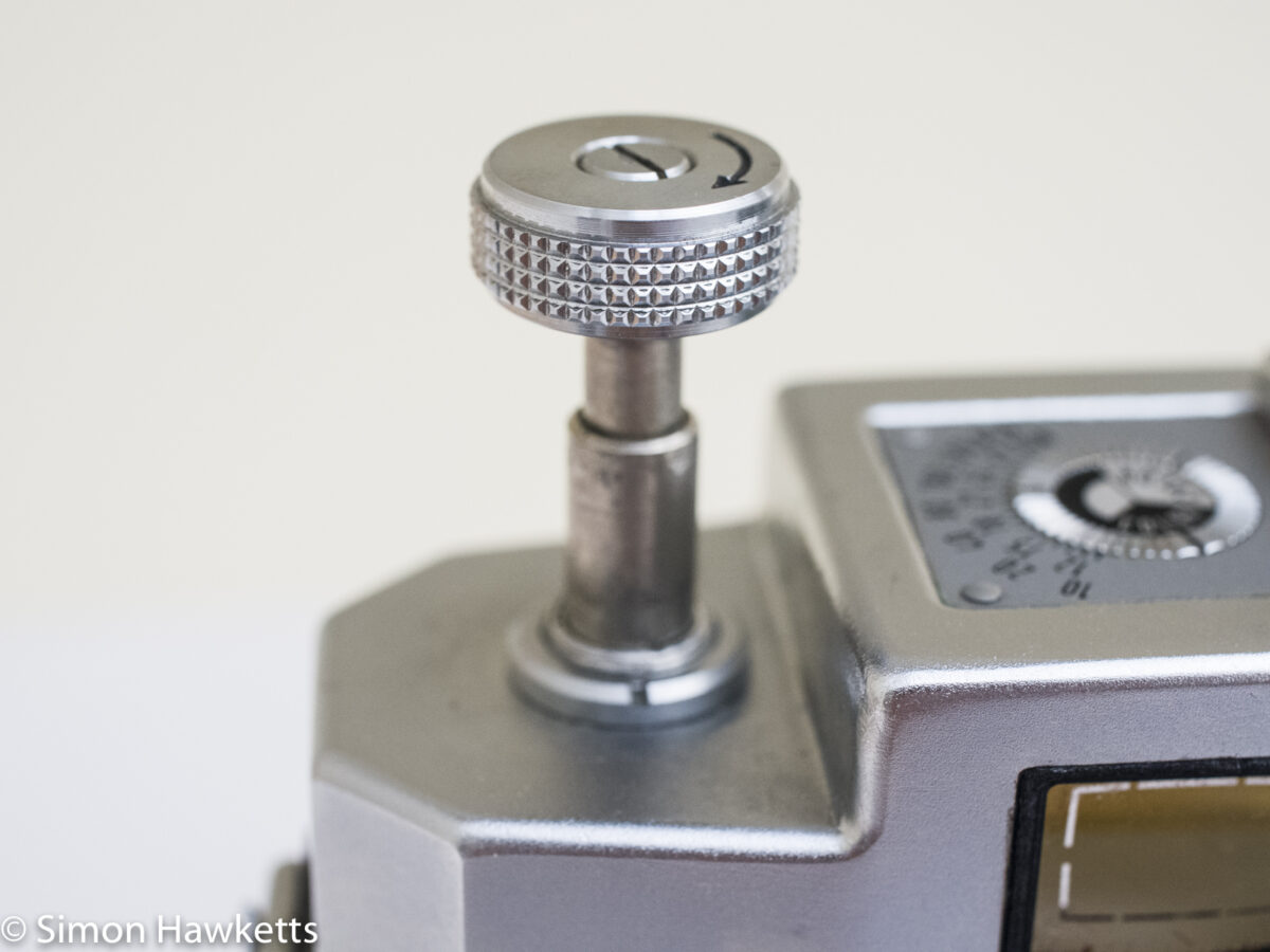 Zeiss Ikon Contina 35mm viewfinder camera rewind crank extended