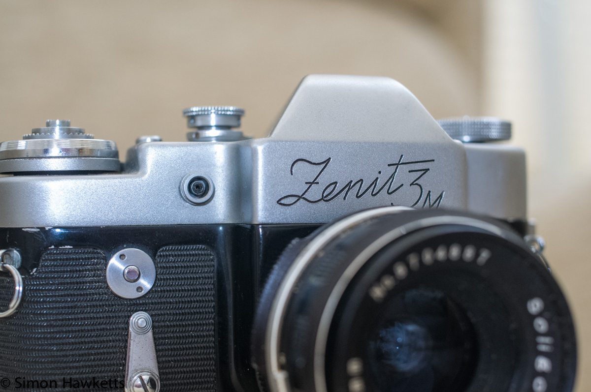 A photo of the Zenit 3M 35mm SLR vintage camera