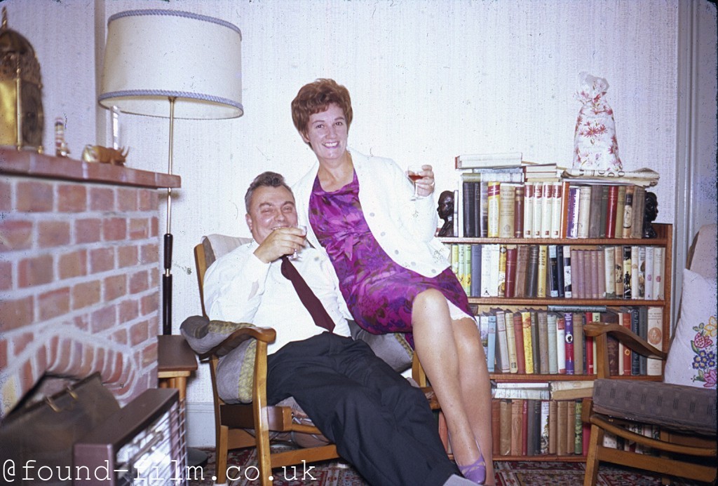 A Couple inside their home - Oct 1967