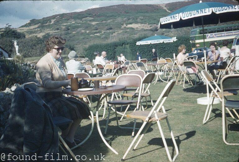 A Woman at a cafe table - c1963