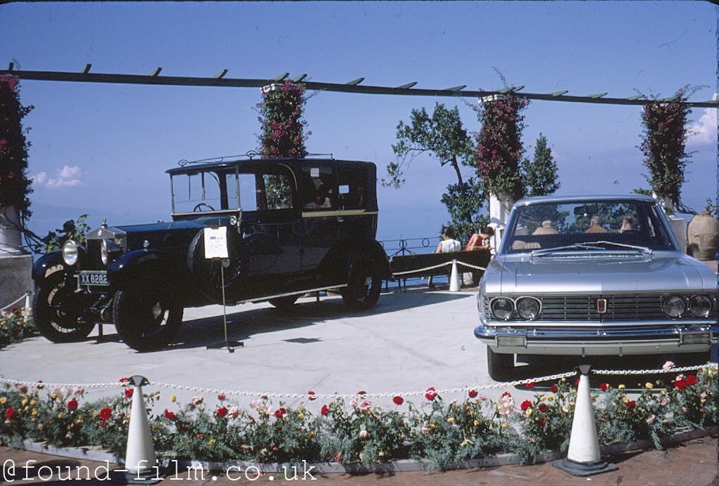 Cars on display - October 1969
