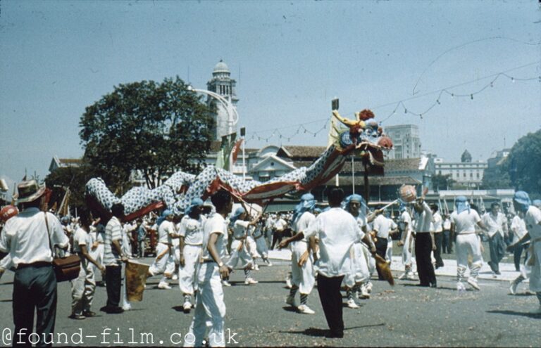 Chinese dragon dance