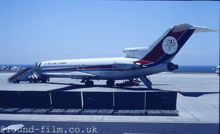 Dan-Air jet G-BHVT on runway