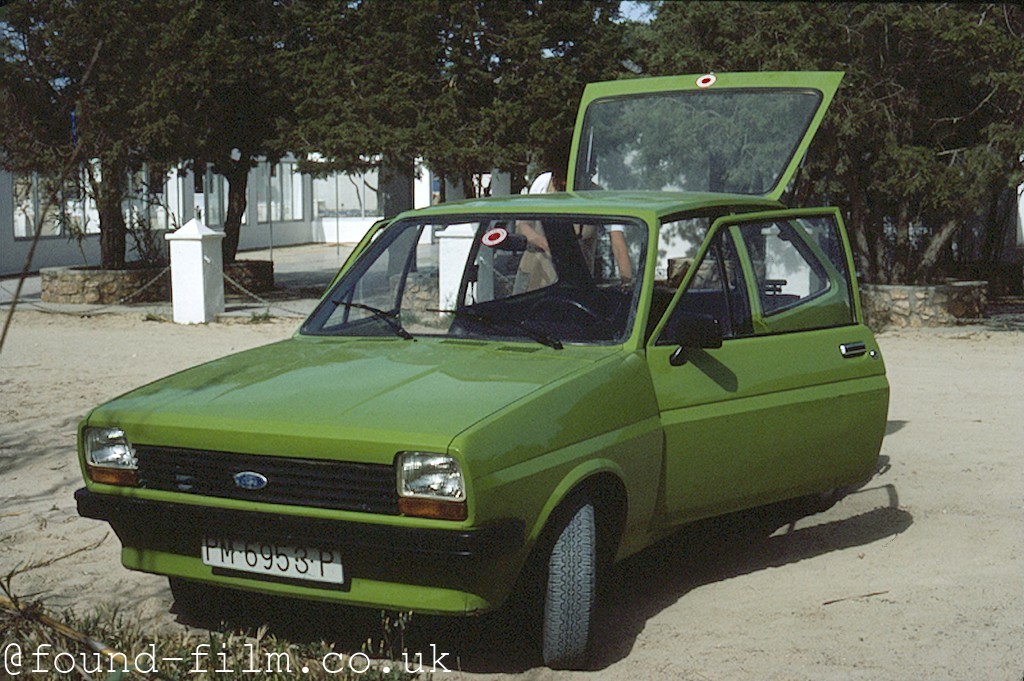 Green Ford Fiesta - Sept 1983