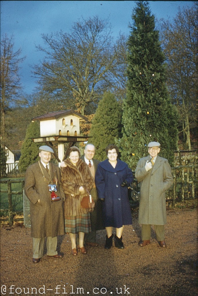 Group photo in a garden