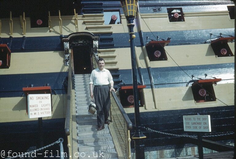 Leaving HMS Victory - c1975