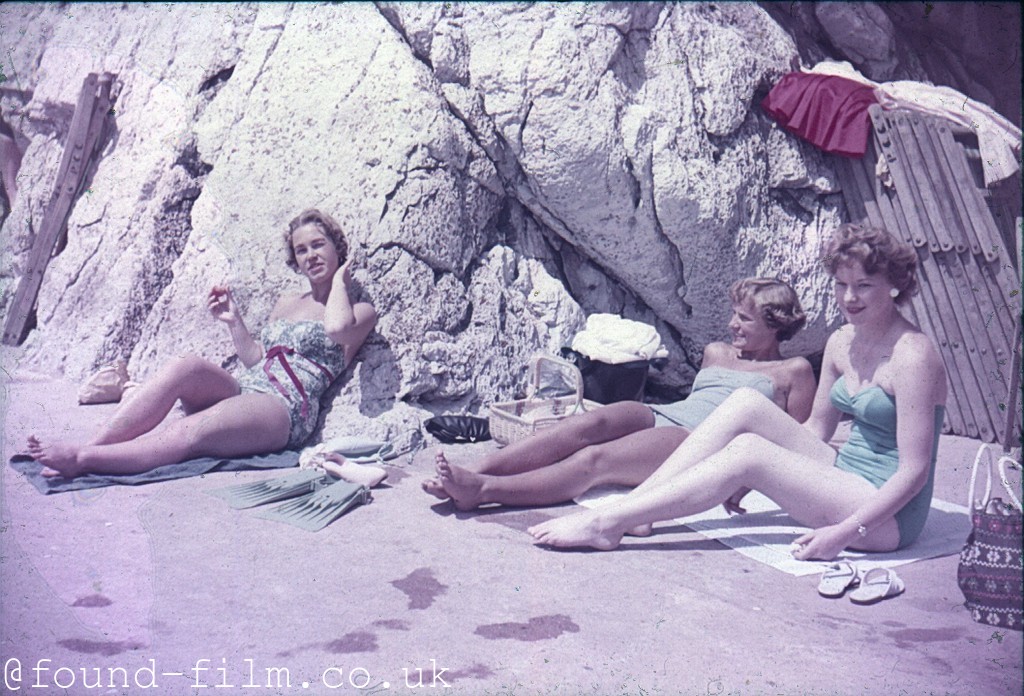 Sunbathing in the 1950s
