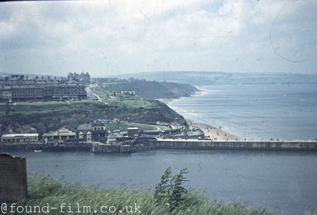 The town of Whitby, Yorkshire in about 1955