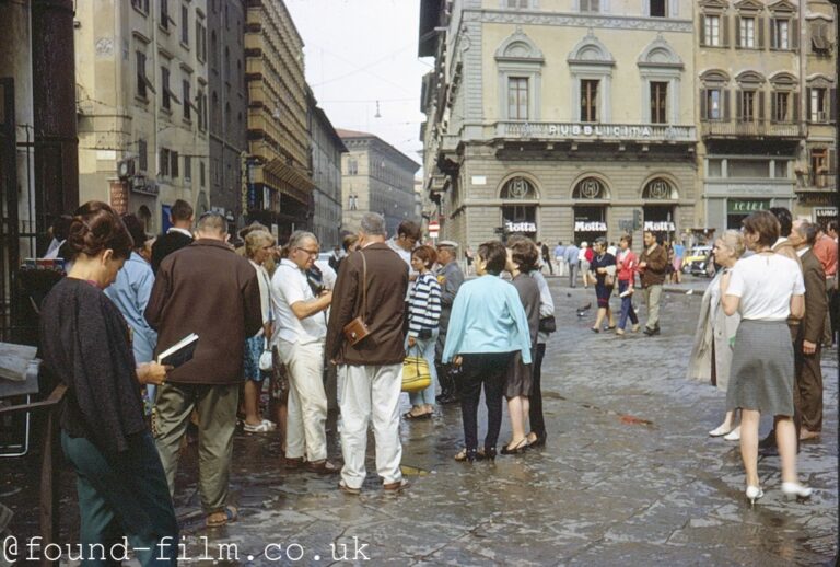 Town square in Italy