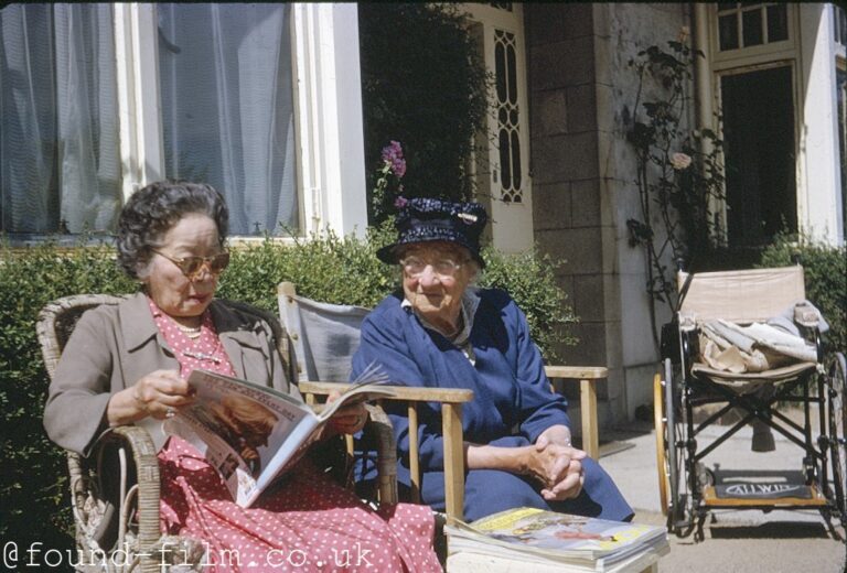 Two ladies in conversation