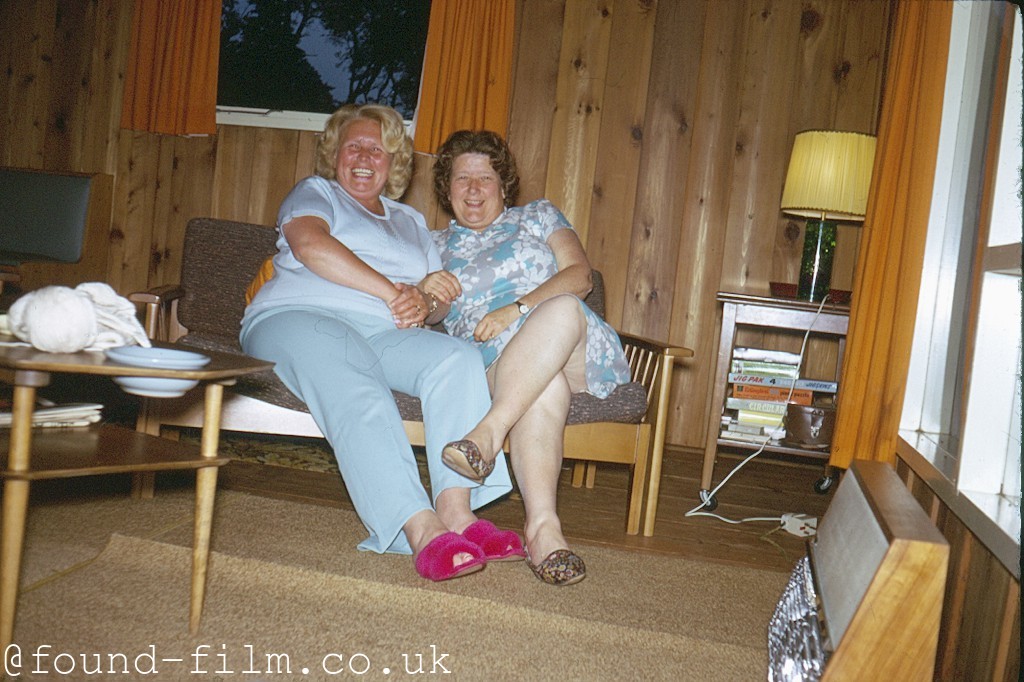 Two women in their home - Oct 1975