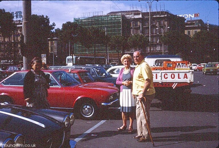 A couple in a car park – Nov 1972