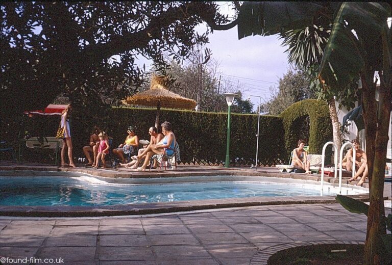 A Family by the pool – Oct 1970