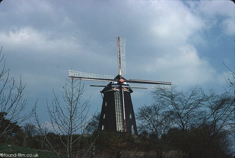 A view of a four sail windmill