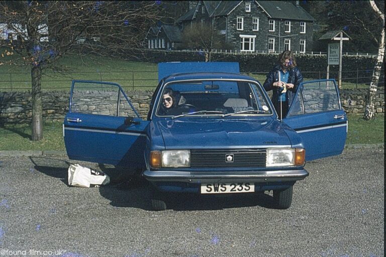 Hillman Avenger parked in Langdale Valley – Autumn 1981