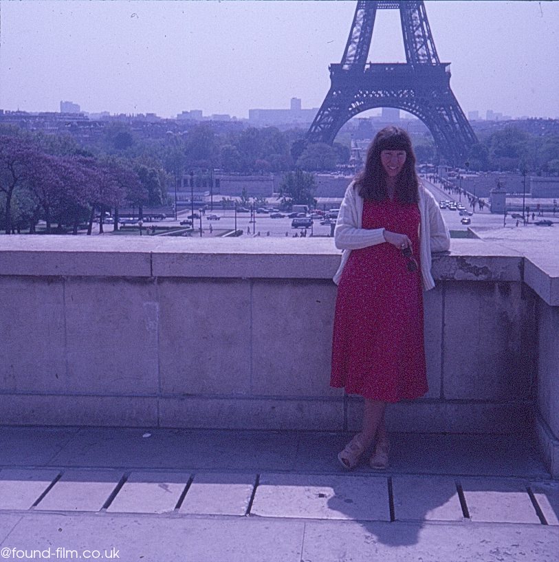Portrait of a woman in Paris, early 1980s