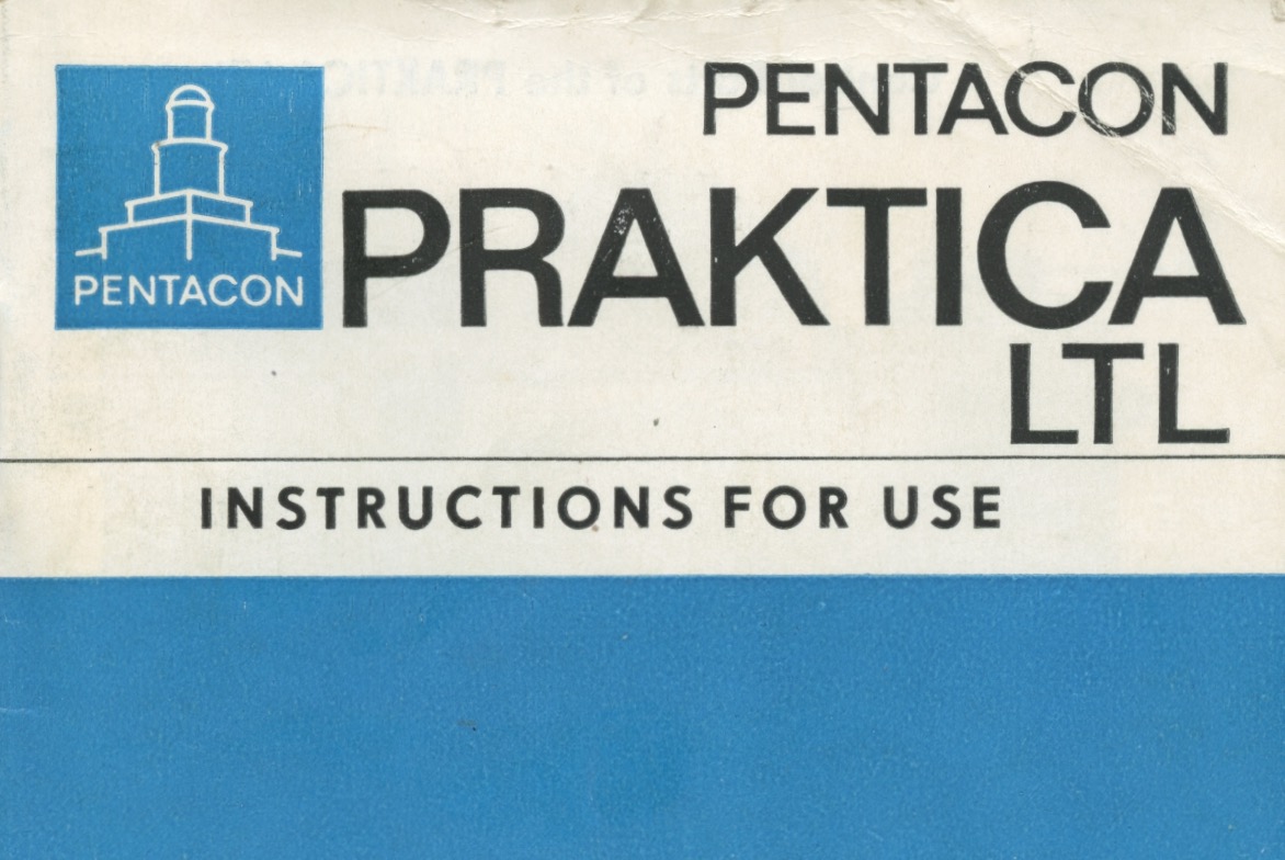 A cover image of the Praktica LTL camera manual