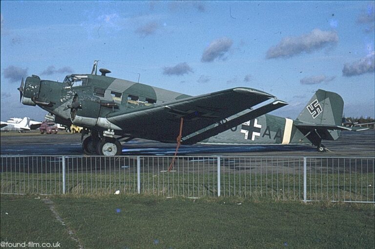 Junkers 52 aircraft an museum – June 1980